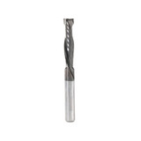 Amana Tool 46350-DLC CNC SC Diamond-Like Carbon (DLC) Coated Mortise Compression Spiral 1/4 D x 1 CH x 1/4 SHK x 2-1/2 Inch Long 2 Flute Router Bit for Solid Wood